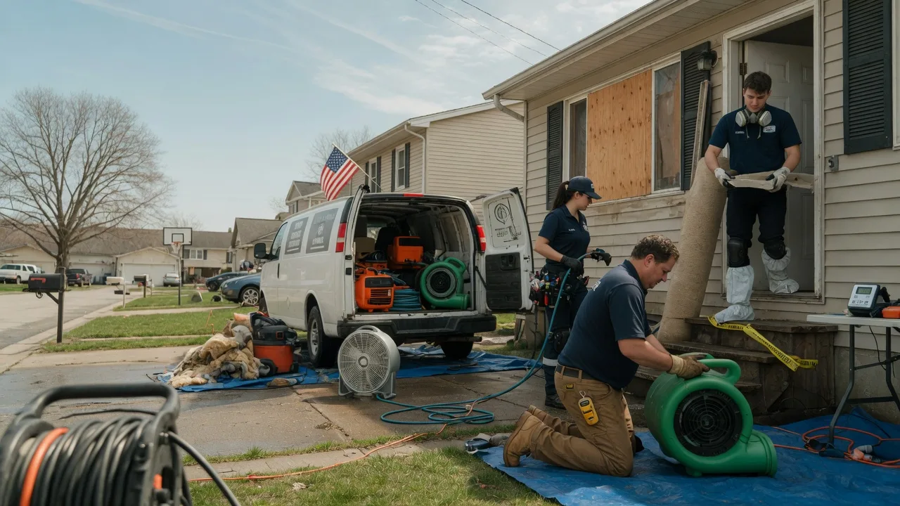 Water Damage Restoration in Ideal, SD near me